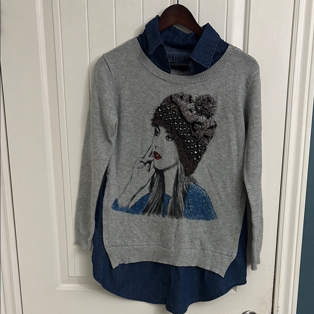 NESS Denim Fooler Top